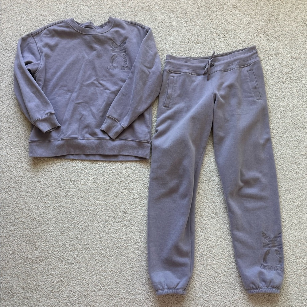 Calvin Klein Heather Gray Lounge Set